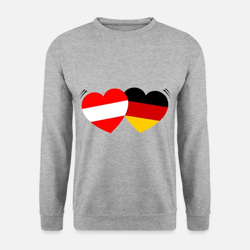 Austria and German Relations - Unisex Sweatshirt - salt & pepper