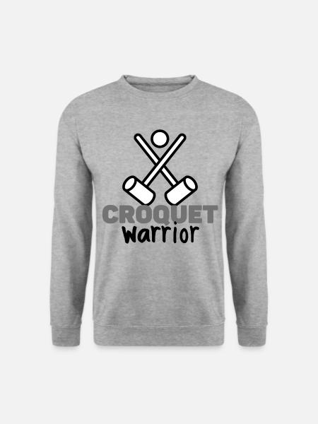Croquet Warrior. - Unisex Sweatshirt - salt & pepper