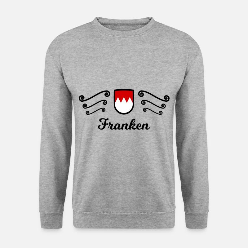 Mein Frankenland - Unisex Pullover - Weißgrau meliert