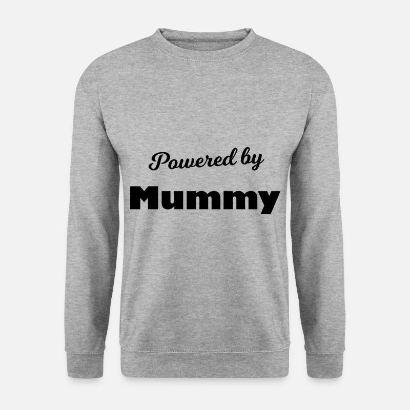 Powered by Mama - Unisex Sweatshirt - salt & pepper