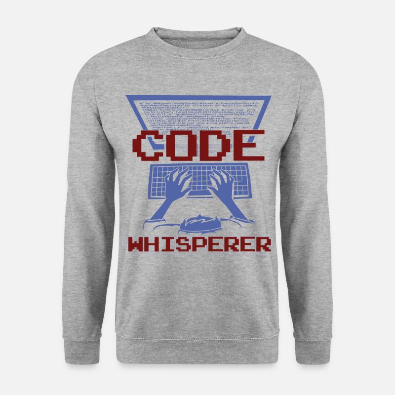 Code Whisperer - Unisex Sweatshirt - salt & pepper
