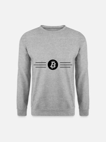 The new currency Bitcoin - Unisex Sweatshirt - salt & pepper