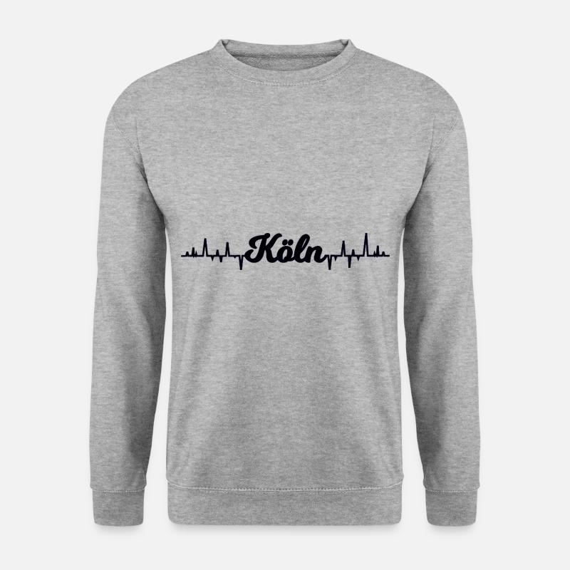 The Cologne Pulse - Unisex Sweatshirt - salt & pepper