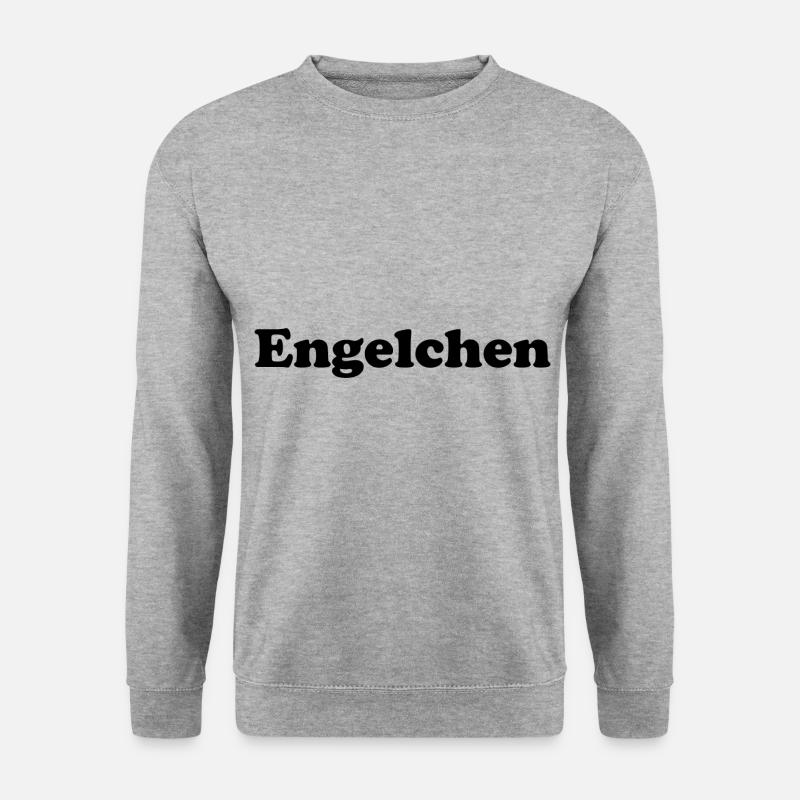 Engelchen - Unisex Pullover - Weißgrau meliert