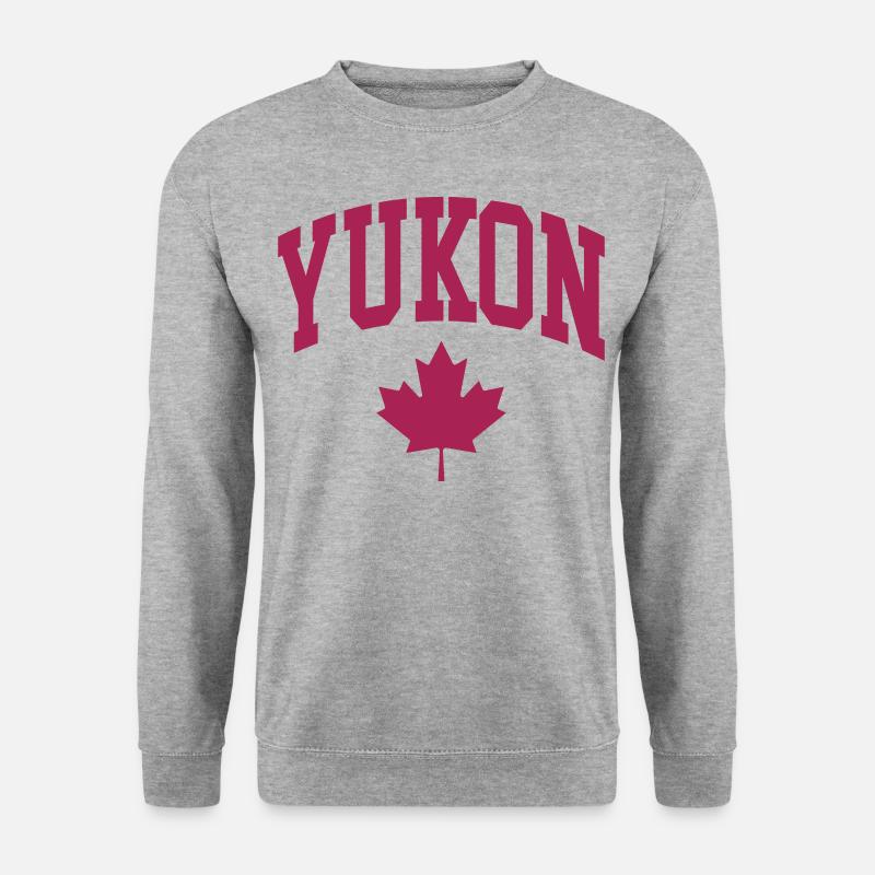 Yukon - Unisex Pullover - Weißgrau meliert