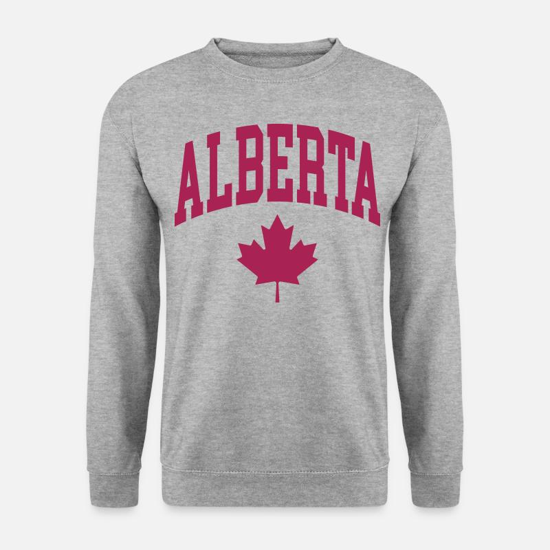 Alberta - Unisex Pullover - Weißgrau meliert