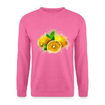 Zitrone - Unisex Pullover - Pink - Vorne