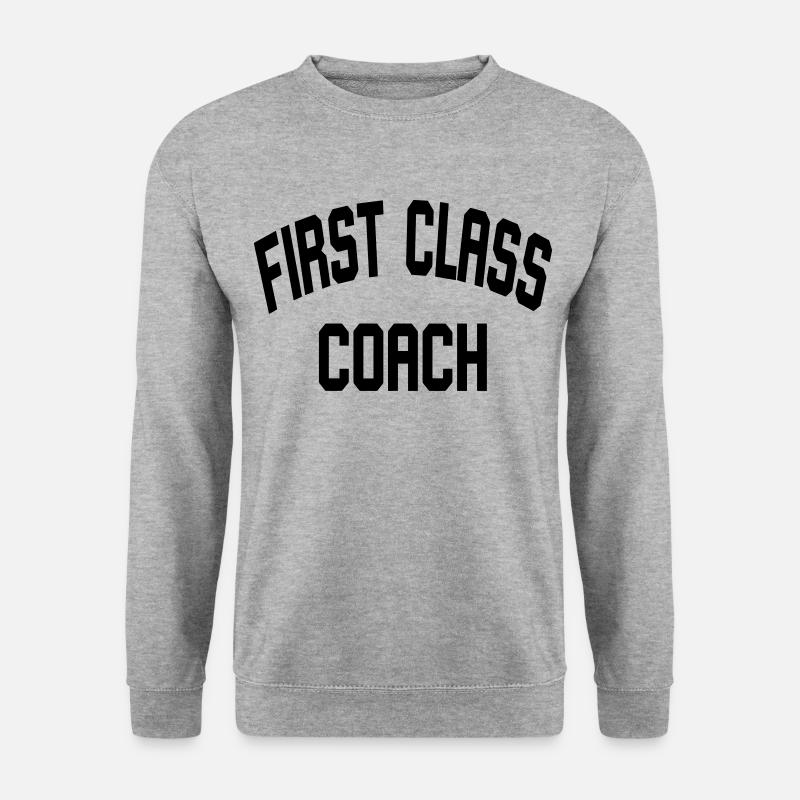 First class coach - Unisex Sweatshirt - salt & pepper