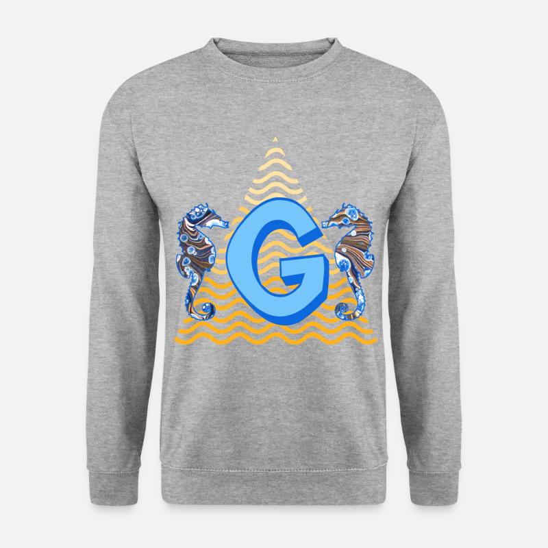 Seahorse E 262 g - Unisex Sweatshirt - salt & pepper