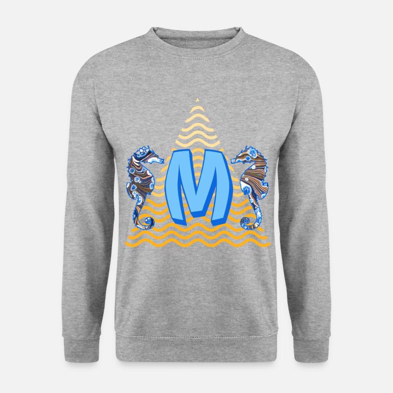 Seahorse E 262 m - Unisex Sweatshirt - salt & pepper