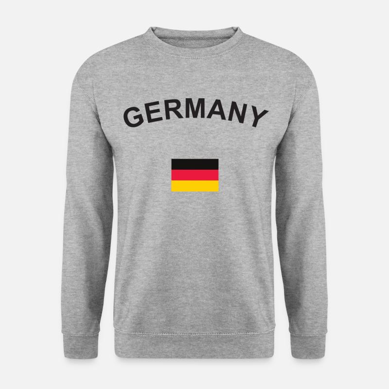 Deutschland - Unisex Pullover - Weißgrau meliert