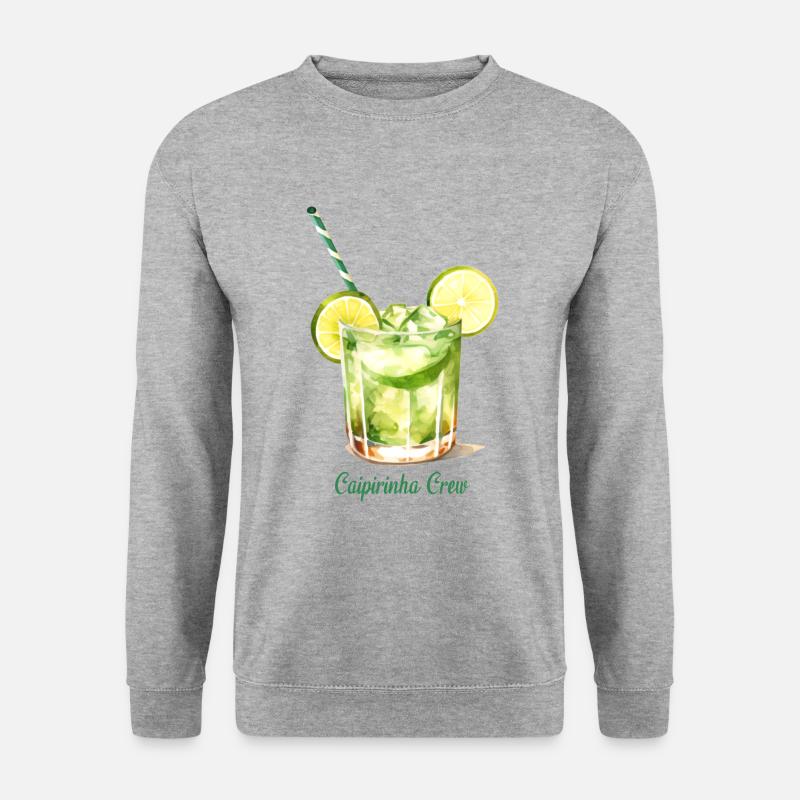 Caipirinha Crew Cocktail Long Drink - Unisex Sweatshirt - salt & pepper