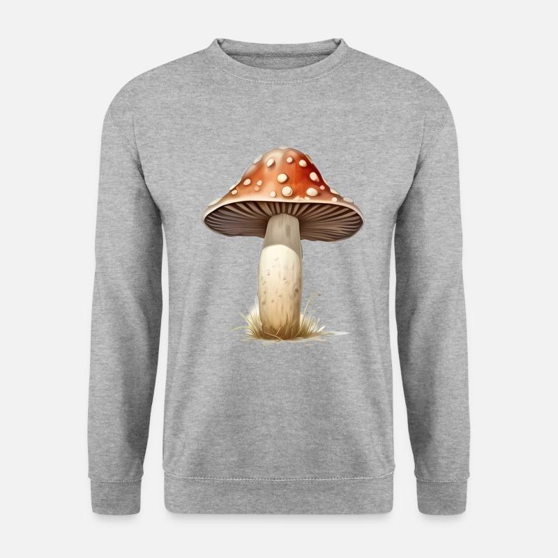 Toadstool Mushroom Mushroom Picker - Unisex Sweatshirt - salt & pepper