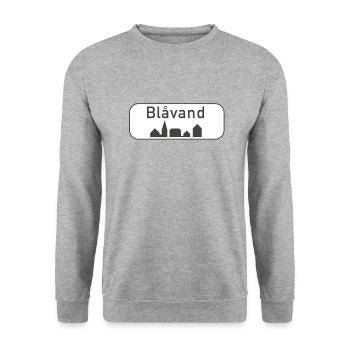 Blaavand - Unisex Pullover - Weißgrau meliert - Vorne - Alina (178cm) & Michal (187cm)