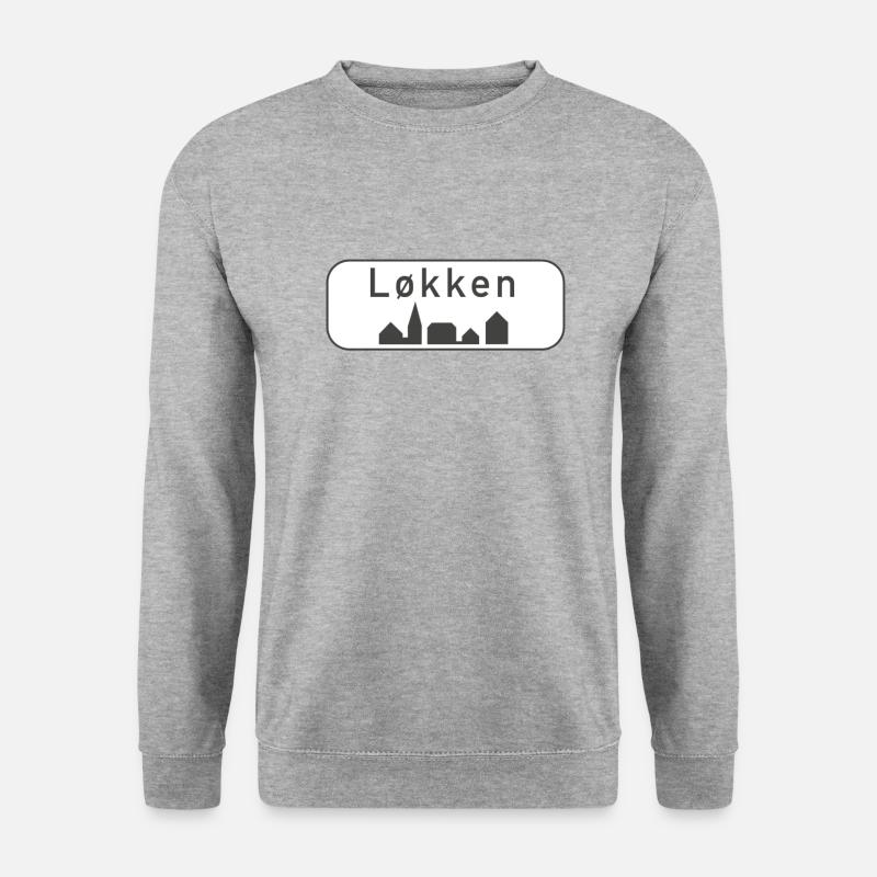 Lokken - Unisex Pullover - Weißgrau meliert