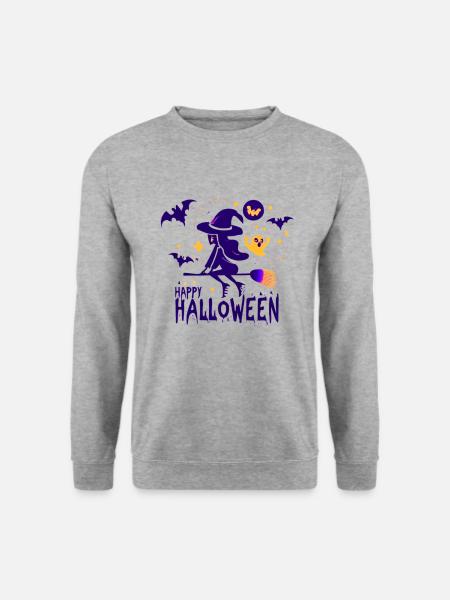 Witch's Flight: Magical Halloween - Unisex Sweatshirt - salt & pepper