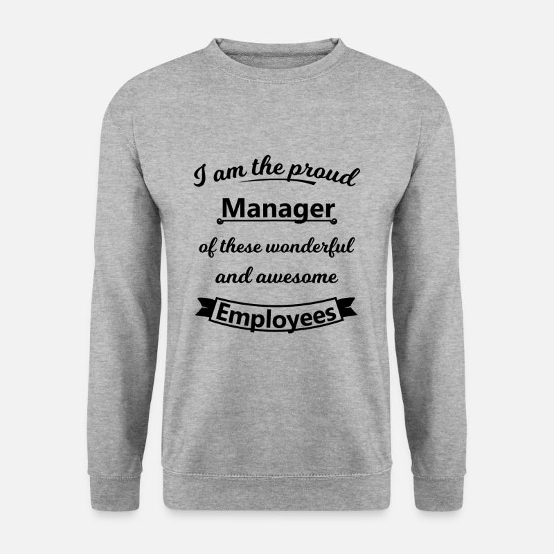 manager - Unisex Sweatshirt - salt & pepper