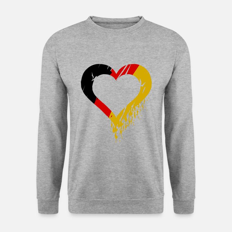 A heart for Germany - Unisex Sweatshirt - salt & pepper