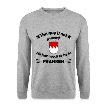 Vacances en Franconie - Sweat-shirt Unisexe - gris chiné - Devant - Alina (178cm) & Michal (187cm)
