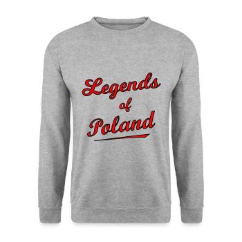 Polish legends - Unisex Sweatshirt - salt & pepper - Front - Alina (178cm) & Michal (187cm)