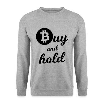 Coin Investisseur - Sweat-shirt Unisexe - gris chiné - Devant - Alina (178cm) & Michal (187cm)