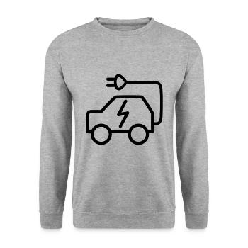 Véhicules électriques - Sweat-shirt Unisexe - gris chiné - Devant - Alina (178cm) & Michal (187cm)