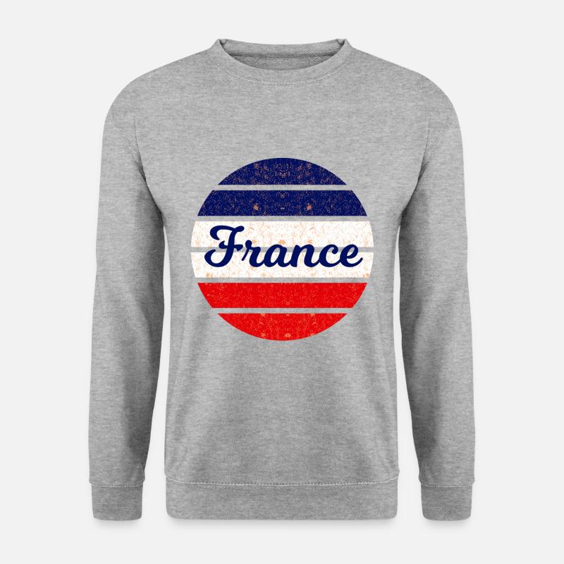 Die Franzosen - Unisex Pullover - Weißgrau meliert