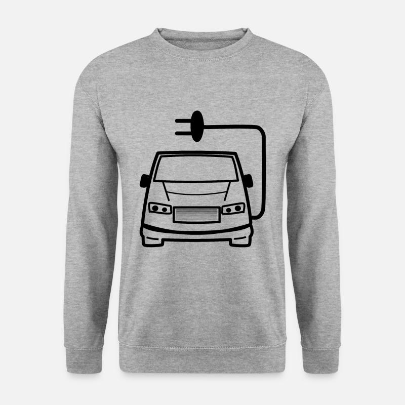 Elektrische Vans - Unisex Pullover - Weißgrau meliert