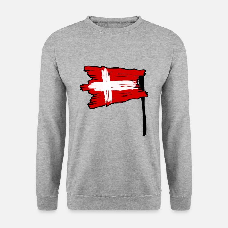 Die Dänen - Unisex Pullover - Weißgrau meliert