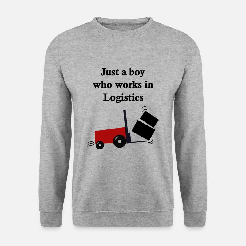 Logistica e trasporti - Felpa unisex - grigio chiaro melange