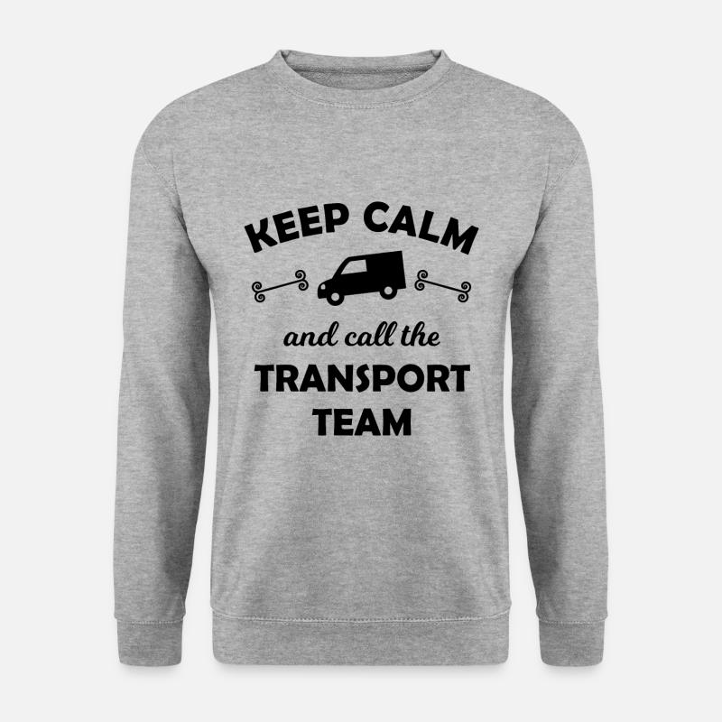 Das Transport Team - Unisex Pullover - Weißgrau meliert