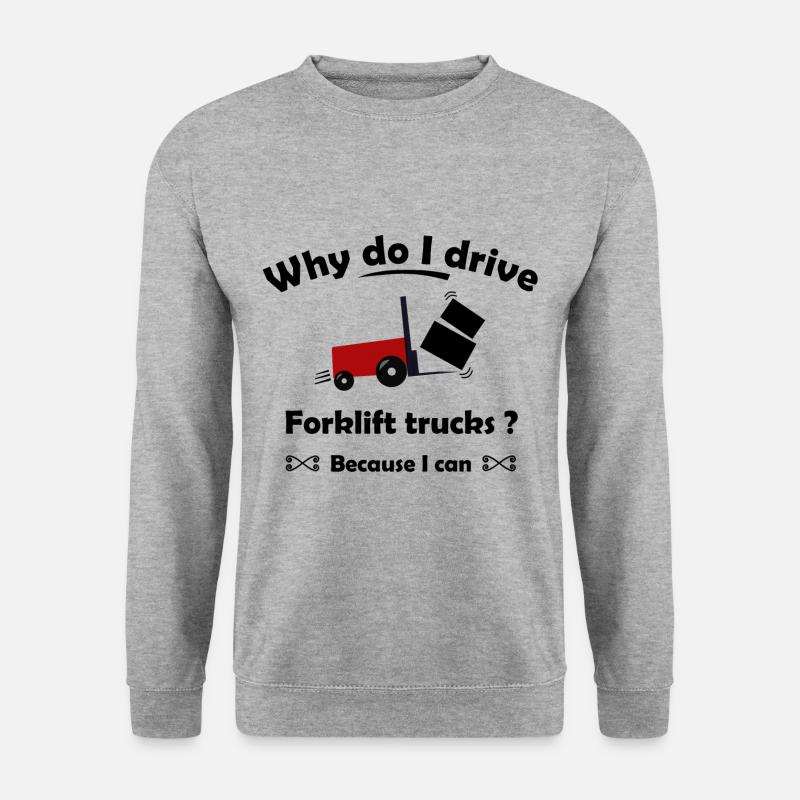 Forklift Driver - Unisex Sweatshirt - salt & pepper
