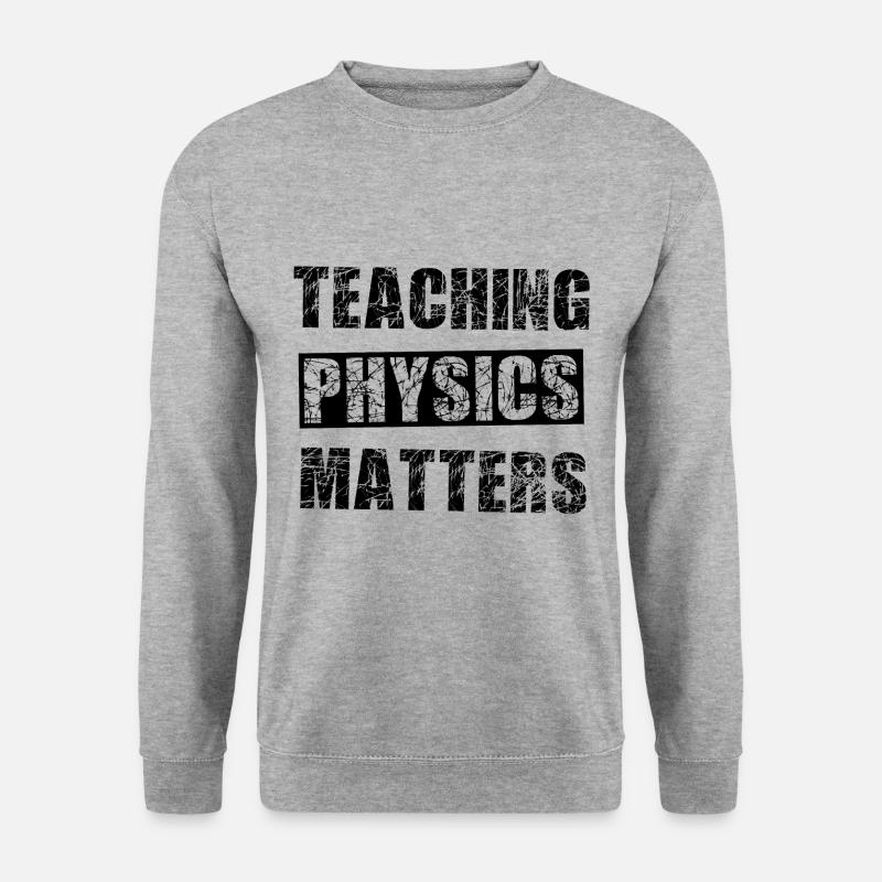 Schule und Technik - Unisex Pullover - Weißgrau meliert