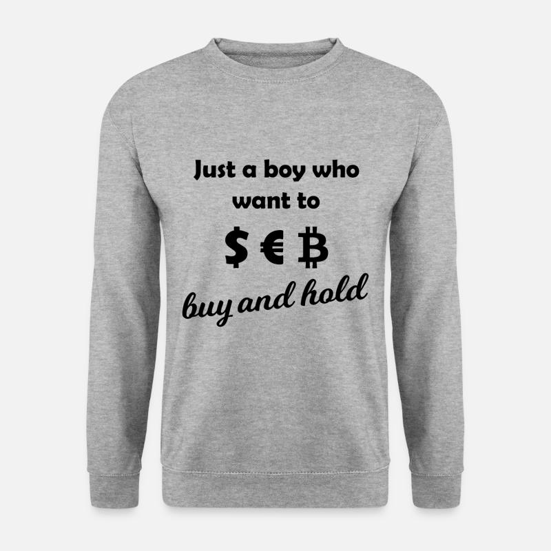 Endlich Millionär - Unisex Pullover - Weißgrau meliert
