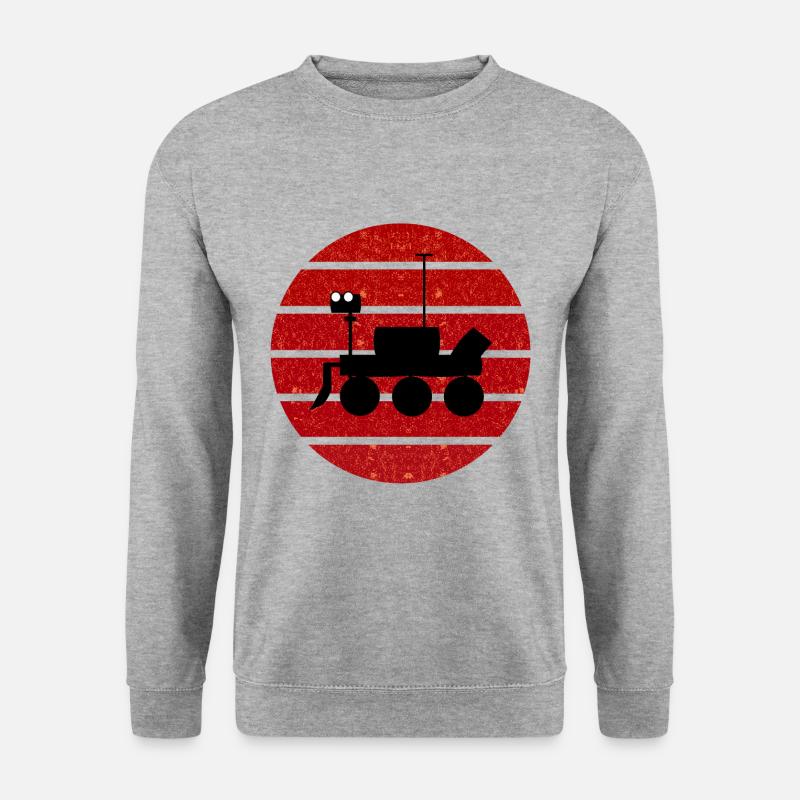 Die Weltraum Entdecker - Unisex Pullover - Weißgrau meliert