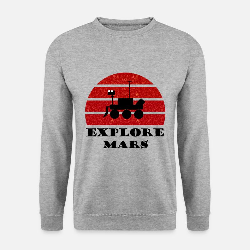 La mission spatiale vers Mars - Sweat-shirt Unisexe - gris chiné
