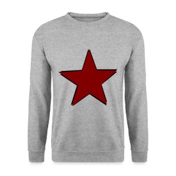 Die Sozialistische Partei - Unisex Pullover - Weißgrau meliert - Vorne - Alina (178cm) & Michal (187cm)