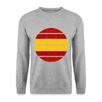 Les Espagnols - Sweat-shirt Unisexe - gris chiné - Devant - Alina (178cm) & Michal (187cm)