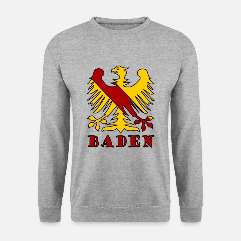 Die Badner im Süden - Unisex Pullover - Weißgrau meliert