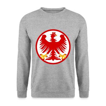 Fans d’Autriche - Sweat-shirt Unisexe - gris chiné - Devant - Alina (178cm) & Michal (187cm)