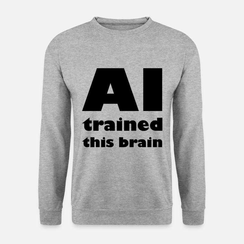 The robot intelligence - Unisex Sweatshirt - salt & pepper