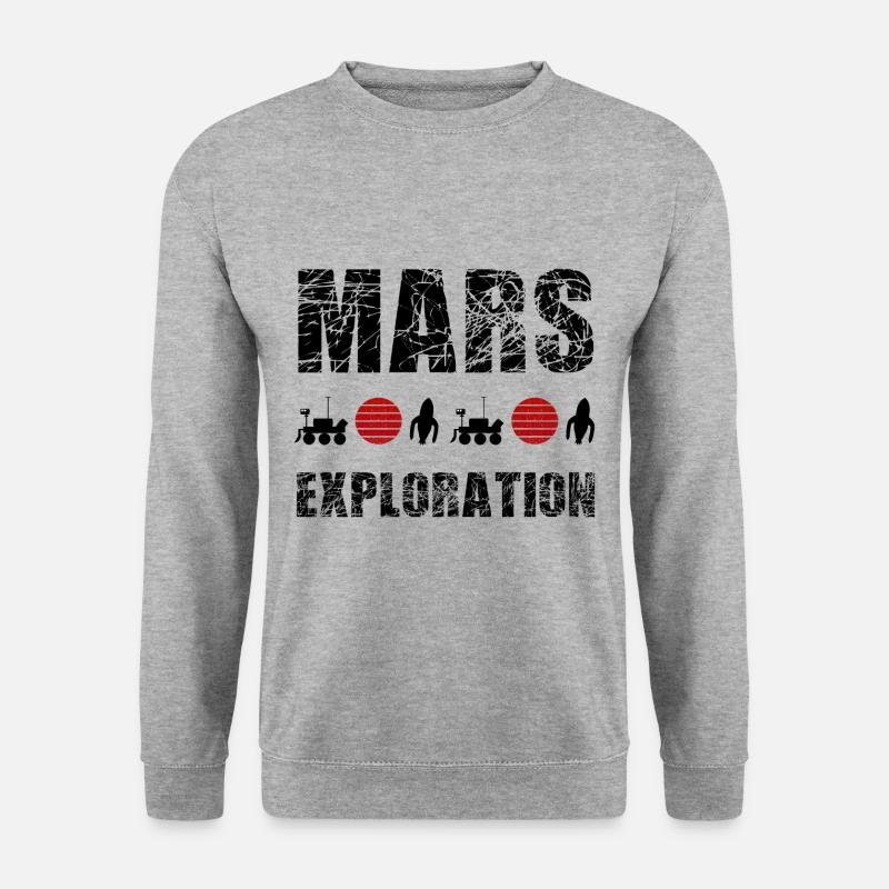 L’équipe Space Explorer - Sweat-shirt Unisexe - gris chiné