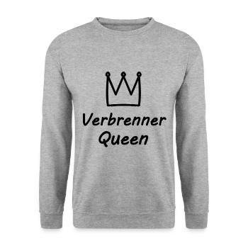 La reine de l’automobile - Sweat-shirt Unisexe - gris chiné - Devant - Alina (178cm) & Michal (187cm)