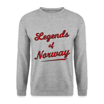 The wild Norwegians - Unisex Sweatshirt - salt & pepper - Front - Alina (178cm) & Michal (187cm)