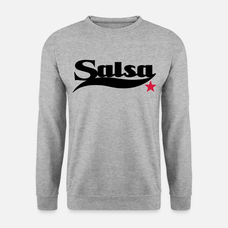 Salsa - Salsa Dance Shirt - Unisex Pullover - Weißgrau meliert