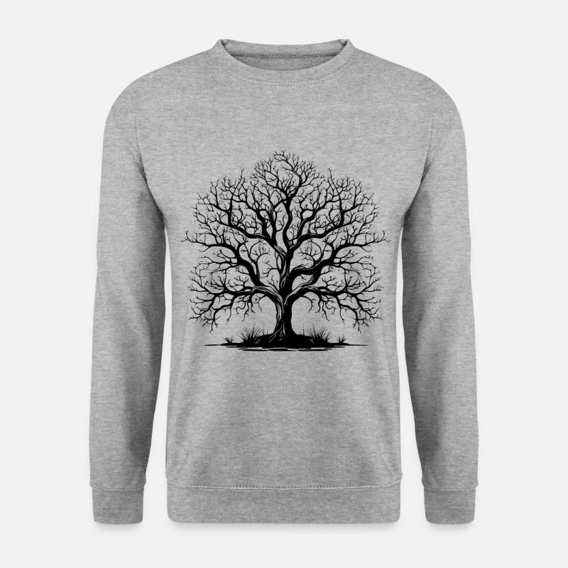 Tree without leaves - Unisex Sweatshirt - salt & pepper