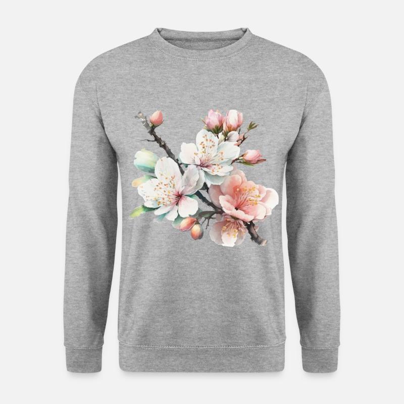 Enchanting cherry blossoms - Unisex Sweatshirt - salt & pepper