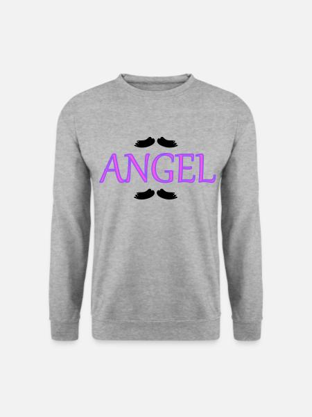 Ailes d’ange - Sweat-shirt Unisexe - gris chiné