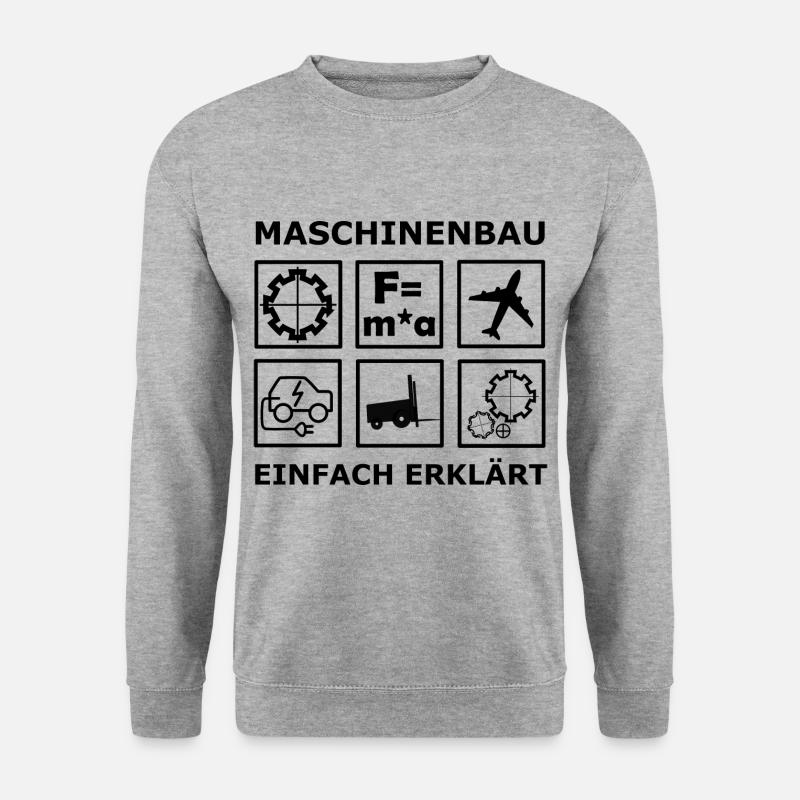 Mechanical Engineering Engineers - Unisex Sweatshirt - salt & pepper