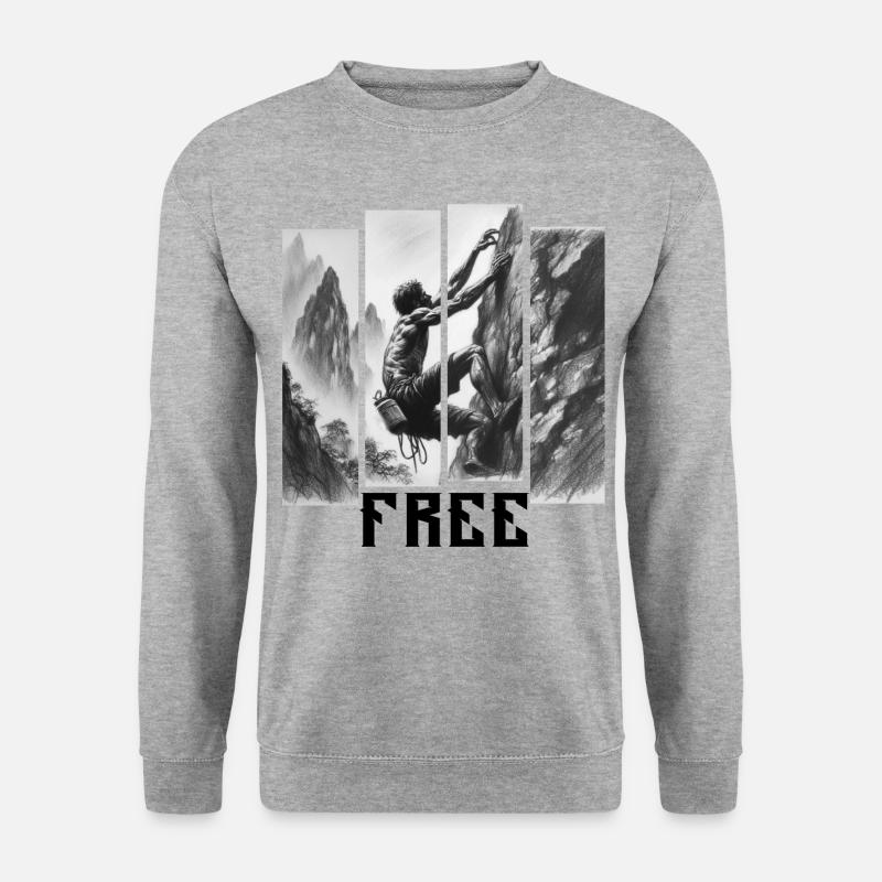 Climb - Unisex Sweatshirt - salt & pepper